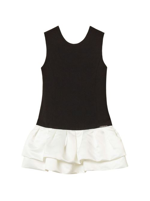 Abito Twinset Kids da bambina in crêpe con balza decorativa TWINSET Kids | 261GJ2Q5403710